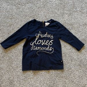 Audrey Loves Diamond Colette top